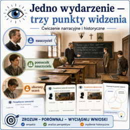 Jedno wydarzenie — trzy punkty widzenia