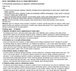 Program zajęć socjoterapeutycznych – klasy VII–VIII. Rewalidacja.