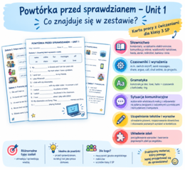 Super Heroes 3 Unit 1 - powtórka do sprawdzianu
