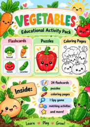 Fiszki język angieski - warzywa - vegetables