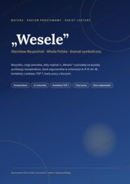 Wesele - kompletne kompendium wiedzy na maturę