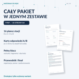 Działania pisemne - klasa 4 | Operacja Wielkie Liczby | 8 stacji, 2 poziomy