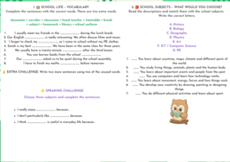 E8 Unit 3 – Education | Szkoła| Vocabulary, Grammar, Reading & Speaking