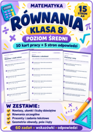 RÓWNANIA-ŚREDNIE- klasa 8