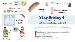 Stay Brainy 4 Unit 3 – Materiały dla nauczyciela | Prezentacja No Prep + PDF + Ćwiczenia interaktywne