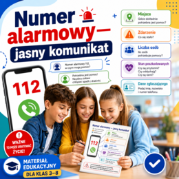 Numer alarmowy — jasny komunikat