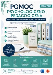 POMOC PSYCHOLOGICZNO-PEDAGOGICZNA – PORADNIK + WZORY DOKUMENTÓW +  PREZENTACJA