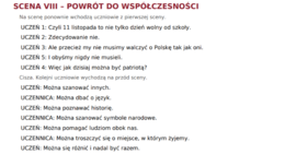 Scenariusz uroczystości - 11 listopada klasy 4-8