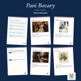 Pani Bovary — Gustaw Flaubert | Zeszyt maturalny: szczegółowe omówienie, 108 zadań i klucz odpowiedzi