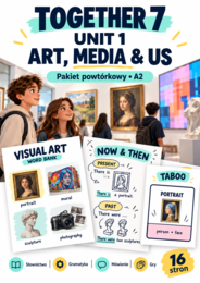 Together 7 Unit 1 – Art, Media & Us | Pakiet powtórkowy A2