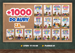 +1000 DO AURY ZA... - dobre zachownia - gazetka szkolna