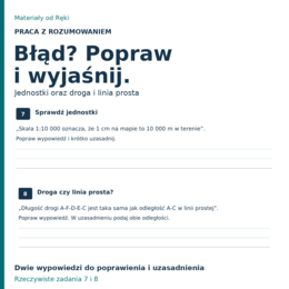 Mapa i skala - klasa 5 | Mapa bez zgadywania