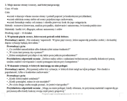 Program zajęć socjoterapeutycznych – klasy IV–VI. Rewalidacja.