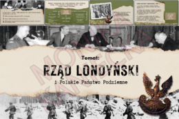 Rząd londyński i Polskie Państwo Podziemne - prezentacja historia klasa 8