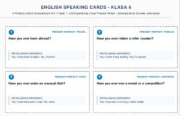 Let’s Talk! Praktyczne Pakiety Kart Konwersacyjnych (Klasa 6) SPEAKING