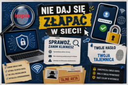 gazetka "NIe daj się złapać w sieci"