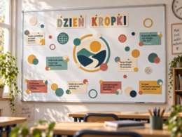 Dzień Kropki – dekoracja na tablicę szkolną / P06