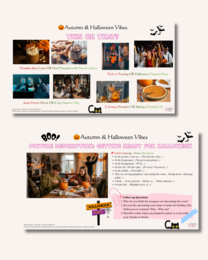 Autumn & Halloween Vibes prezentacja klasy 6-8