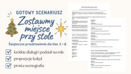 Scenariusz świątecznego przedstawienia dla klas 1–6