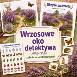Wrzosowe oko detektywa – 20 zadań na spostrzegawczość
