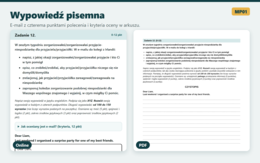 Matura próbna z angielskiego MP01, poziom podstawowy