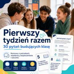 Pierwszy tydzień razem – 30 pytań budujących klasę