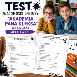 Test znajomości lektury – Akademia pana Kleksa