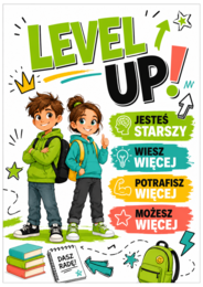 CZWARTA KLASA: MISJA – OGARNIAM ZMIANĘ! | gazetka + lekcja wychowawcza + adaptacja do klasy IV | 35 stron PDF