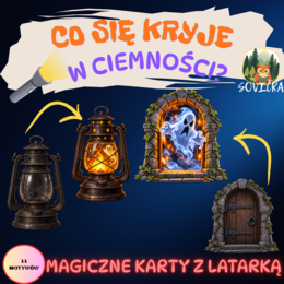 MAGICZNE KARTY Z LATARKĄ 🔦✨ – 11 obrazków pełnych niespodzianek