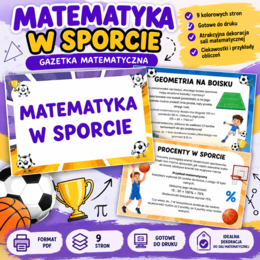 Gazetka matematyczna - Matematyka w sporcie