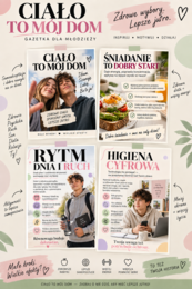 Ciało to mój dom. zdrowy styl życia i nawyki, plakaty,gazetka