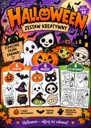 🎃 Halloween – zabawy i zadania | 5 kart pracy + 3 kolorowanki