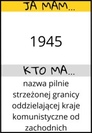 Gra Ja mam, kto ma - Zimna wojna, wersja obrazkowa