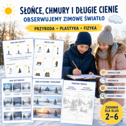 Słońce, chmury i długie cienie — obserwujemy zimowe światło