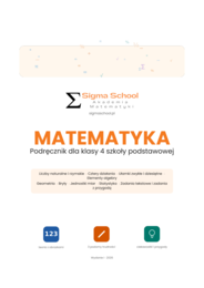 Matematyka klasa 4 – podręcznik PDF, teoria, ćwiczenia i odpowiedzi | Sigma School