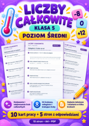 LICZBY CAŁKOWITE-ŚREDNIE-klasa 5