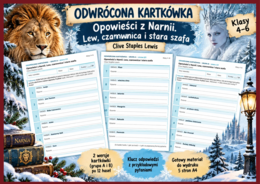 "OPOWIEŚCI Z NARNII. LEW, CZAROWNICA I STARA SZAFA" - odwrócona kartkówka - 2 grupy - klucz odpowiedzi