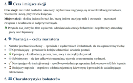 "Świtezianka" A. Mickiewicz - notatka dla ucznia