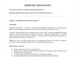 Kierunek: przyszłość. Doradztwo zawodowe 4-8