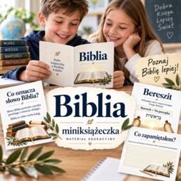 Składana miniksiążeczka „Biblia”