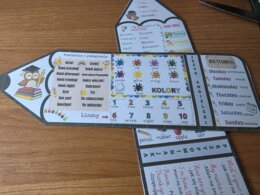 Zakładka/ściaga ołówek z języka angielskiego