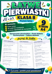 PIERWIASTKI-ŁATWE- klasa 8