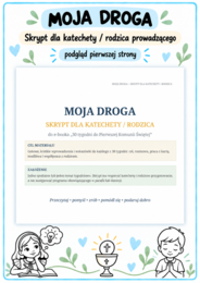 Pierwsza Komunia Święta, 30 tygodni zadań dla dziecka, skrypt dla rodzica lub katechety, karty pracy I Komunia