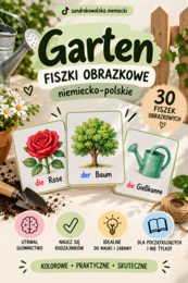 Garten – niemiecko-polskie fiszki obrazkowe