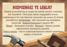 14 października - Dzień Edukacji Narodowej - Gazetka w stylu retro