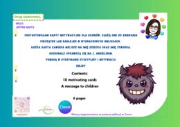 Motywatory Karty motywacyjne na j. angielski