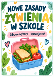 Gazetka ,,Nowe zasady żywienia w szkole''