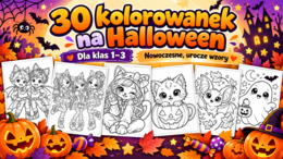 🎃 30 KOLOROWANEK NA HALLOWEEN – KREATYWNA ZABAWA DLA KAŻDEGO!
