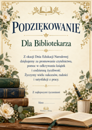 Dzień Edukacji Narodowej - 12 plansz - Podziękowania dla WSZYSTKICH pracowników szkoły