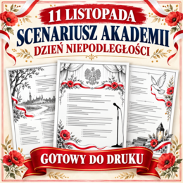 11 LISTOPADA – SCENARIUSZ AKADEMII na Dzień Niepodległości | role, scenki, teksty i muzyka